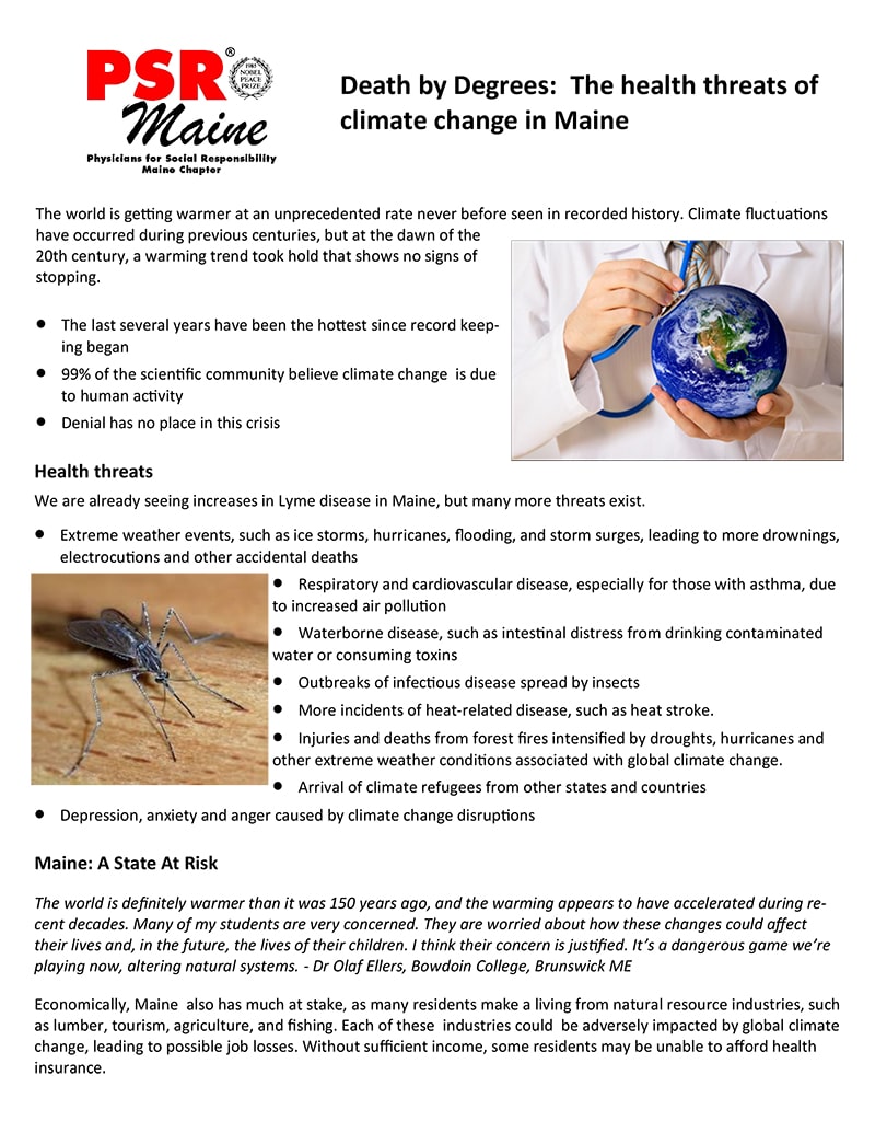Death By Degrees Handout
